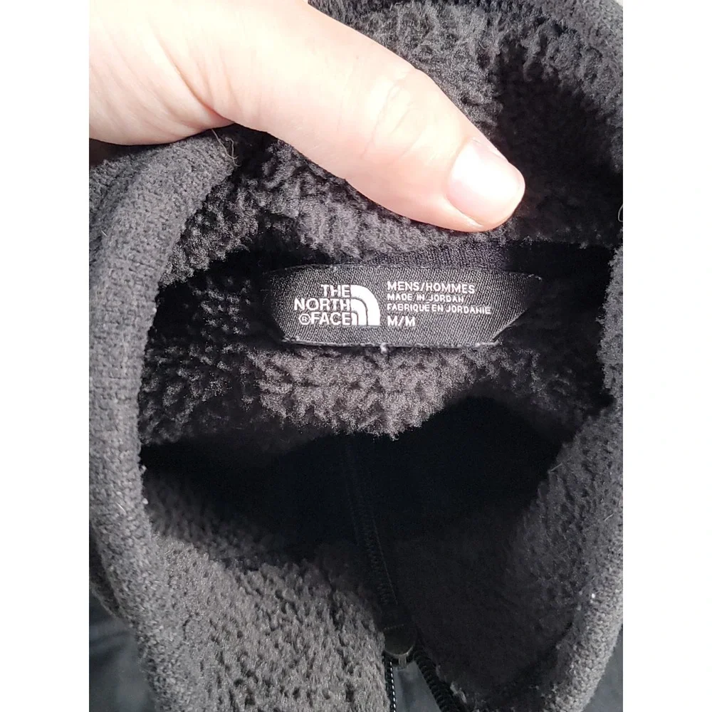 The North Face Gordon Lyons Fleece Sweater Vest Medium Gray Mens Casual Fit Mock